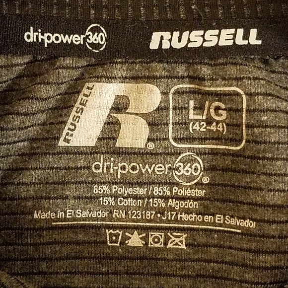 Russell Dri-Power Long Sleeve Athletic Shirt - Picture 2 of 3